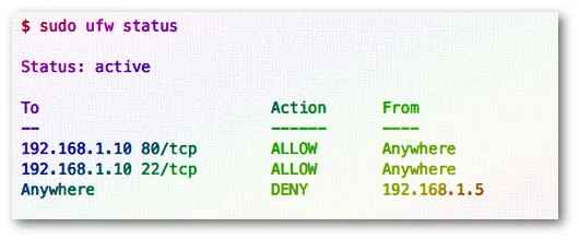 Linux Firewall settings